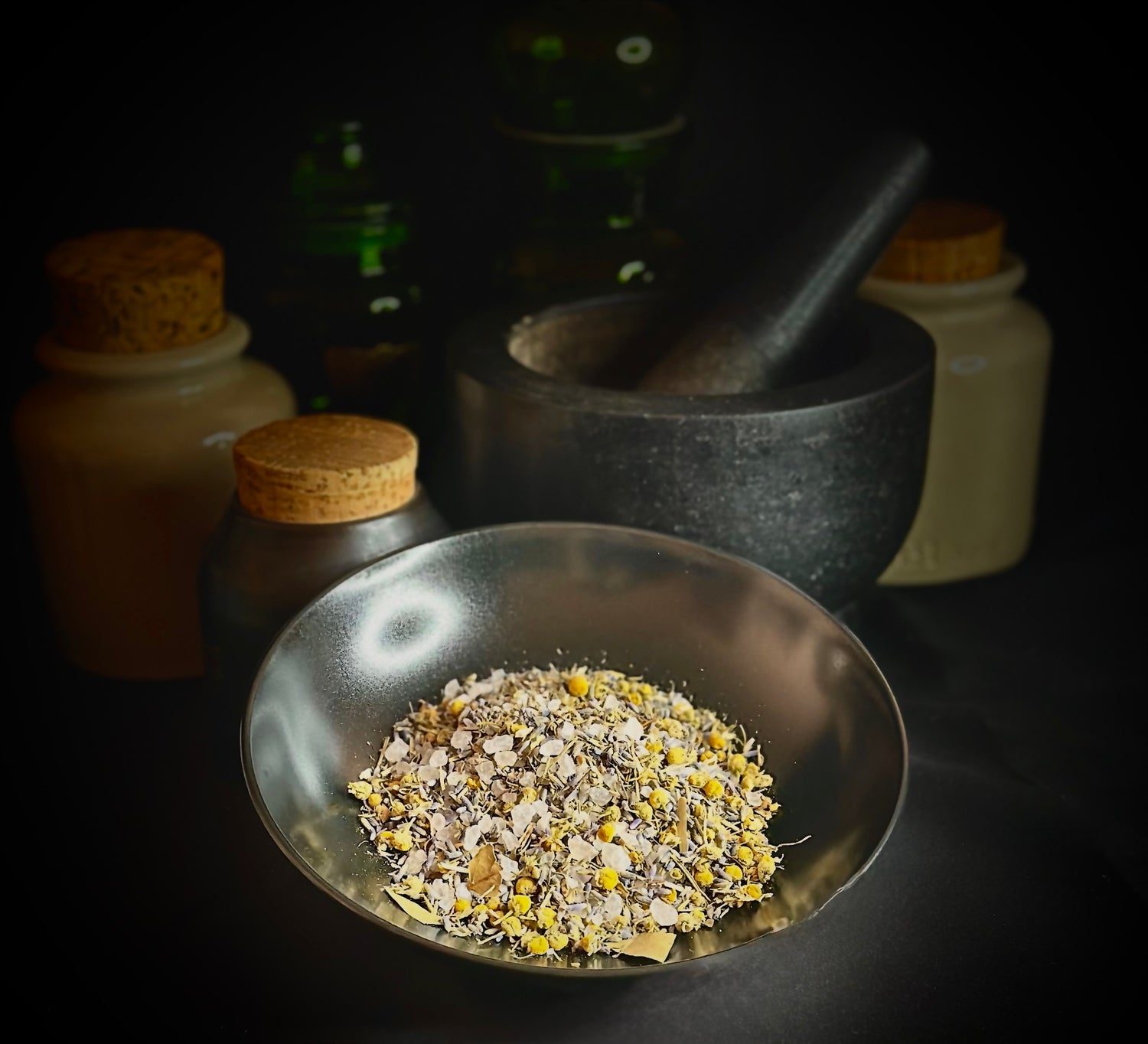 Bains rituels aux plantes