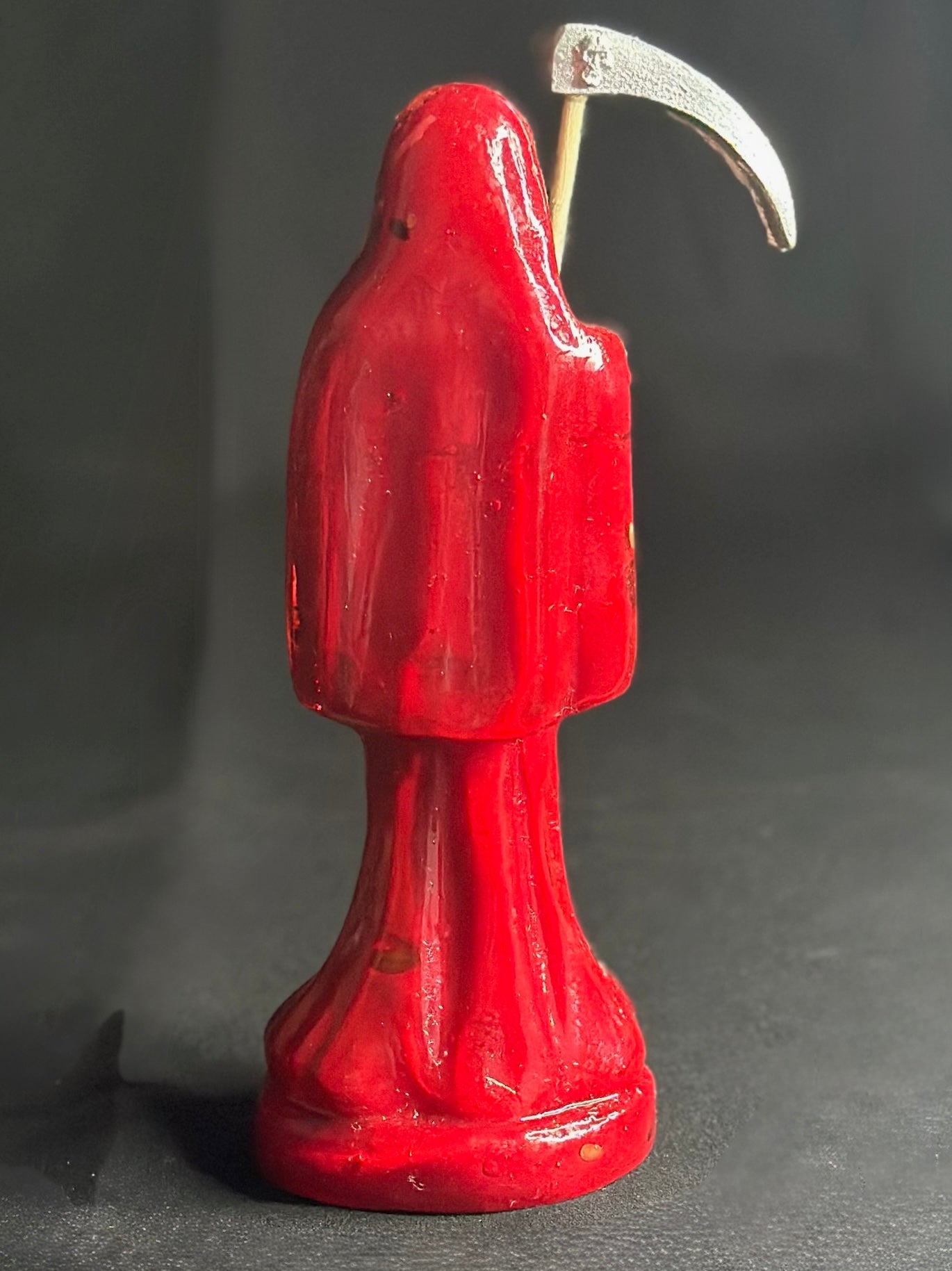 Santa Muerte Roja Semilla transparente