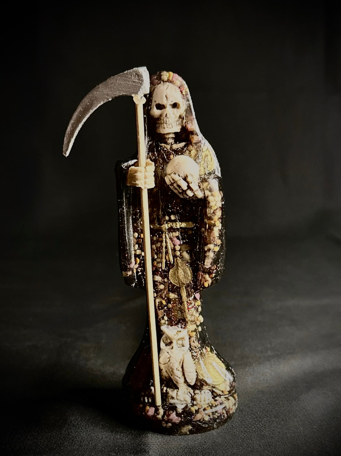 Santa Muerte Negra Semilla transparent