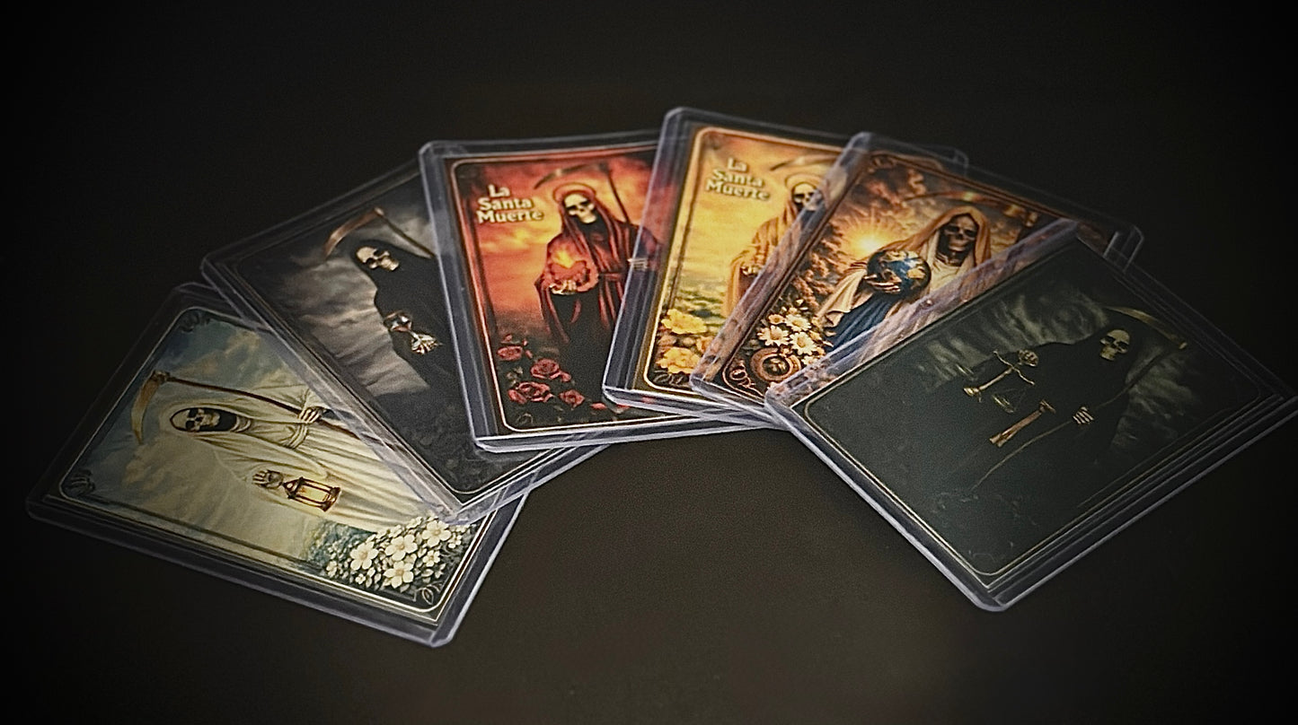 Cartes de prières Santa Muerte - Dévotion & protection (à l’unité)