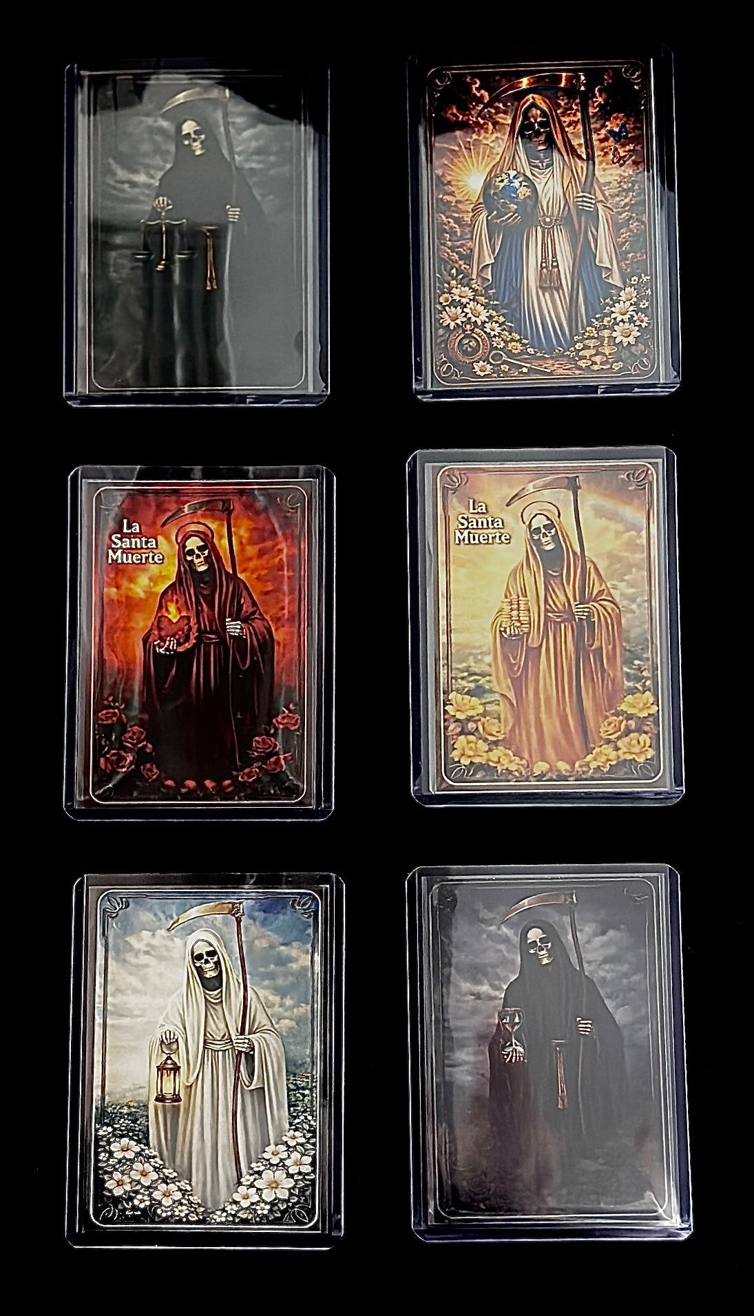 Cartes de prières Santa Muerte - Dévotion & protection (à l’unité)